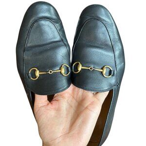 Gucci Leather Horsebit Loafers